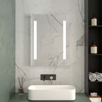 Eclipse LED Illuminated Bathroom Mirror - 500mm x 700mm