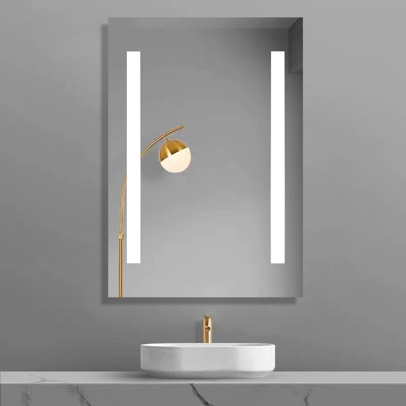 Eclipse LED Illuminated Bathroom Mirror - 500mm x 700mm