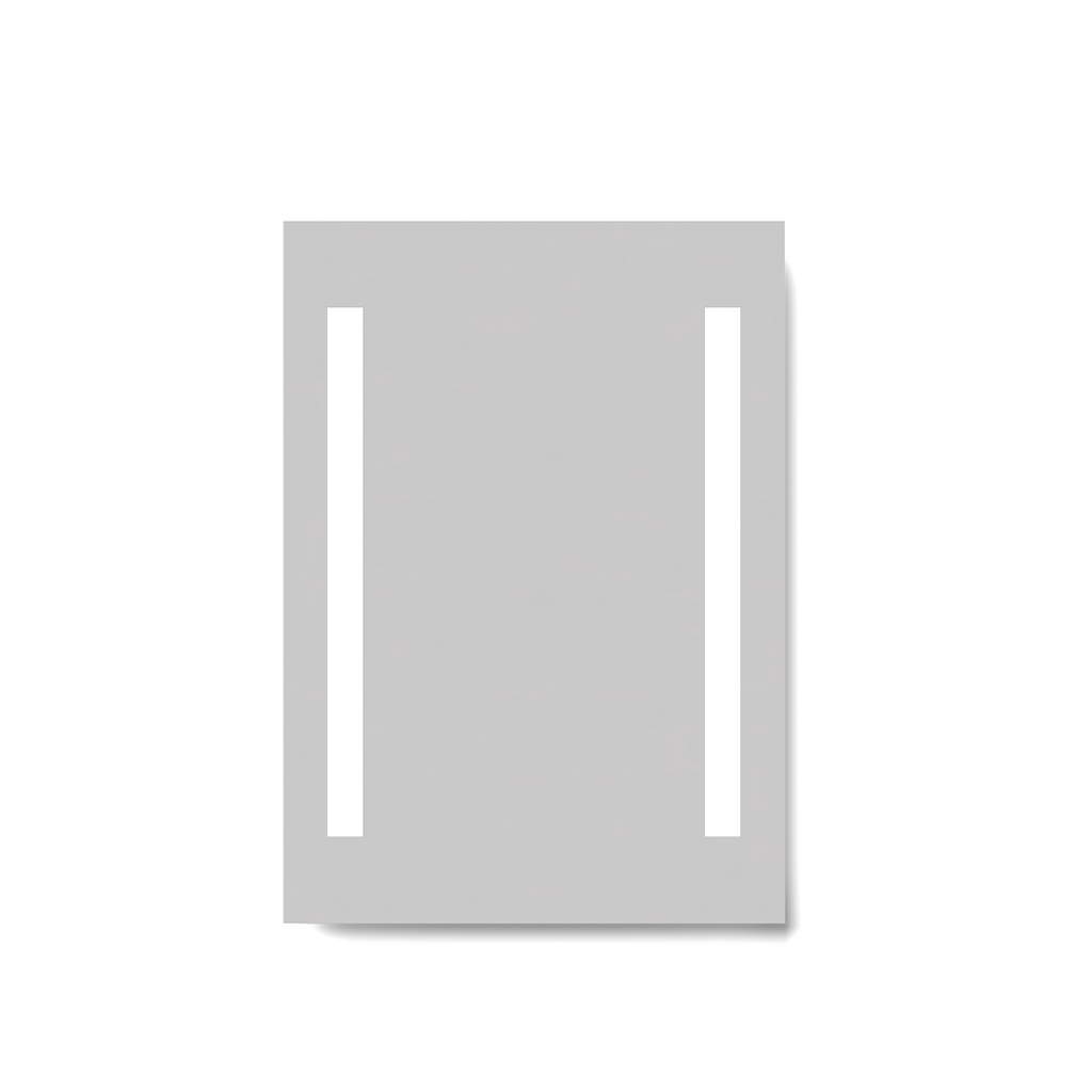 Eclipse LED Illuminated Bathroom Mirror - 500mm x 700mm