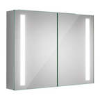 Astrid  2 Door LED Illuminated Mirror Cabinet - 800mm x 600mm