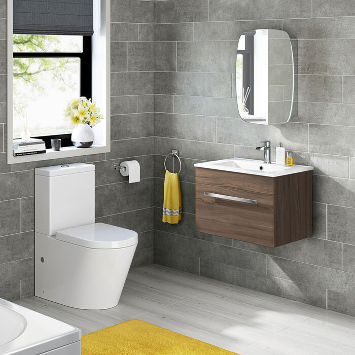 Copenhagen 1 Door Oval Non Illuminated Mirror Cabinet - 600mm x 450mm