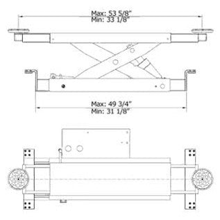 AMGO J5H 5,000 lb Manual Rolling Jack