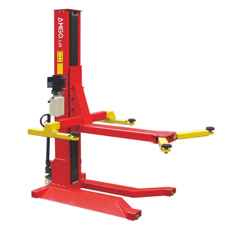 AMGO SML-7 7,000 lbs Single Post Lift