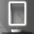 Lustre Touch Sensor LED Illuminated Mirror with Demister Pad - 500mm x 700mm