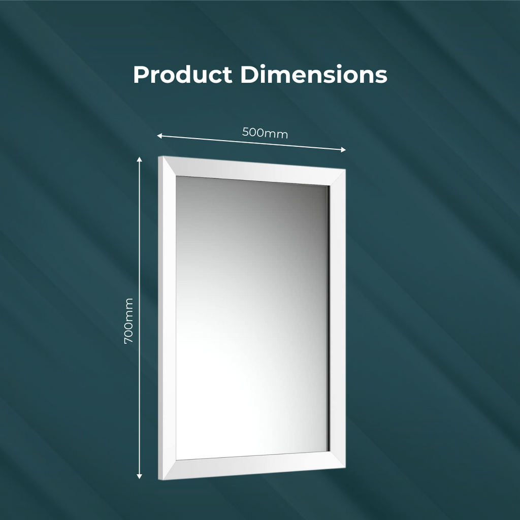Brillia Framed Bevelled Non Illuminated Mirror