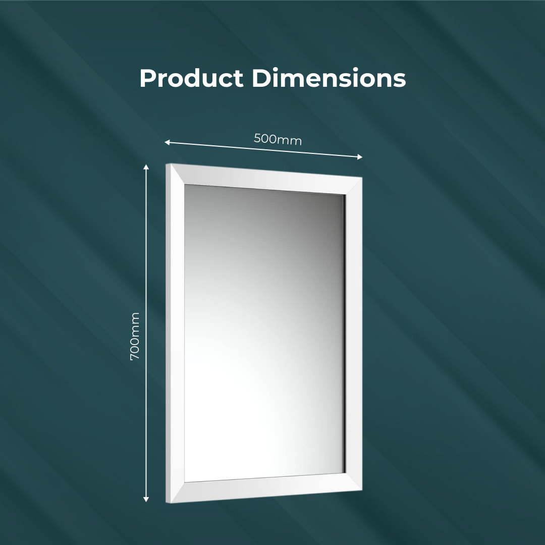Brillia Framed Bevelled Non Illuminated Mirror