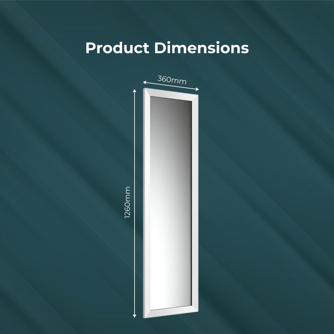 Brillia Framed Bevelled Non Illuminated Mirror