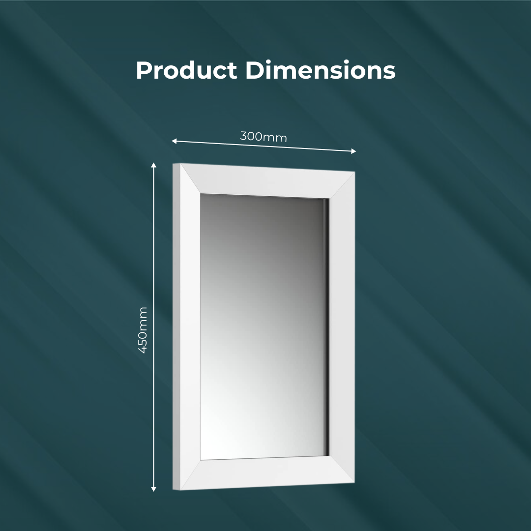 Brillia Framed Bevelled Non Illuminated Mirror