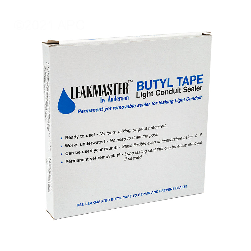 Anderson BT15 Leakmaster Butyl Tape - 15' - Waterproof Sealant for Pools, Spas, &amp; Plumbing