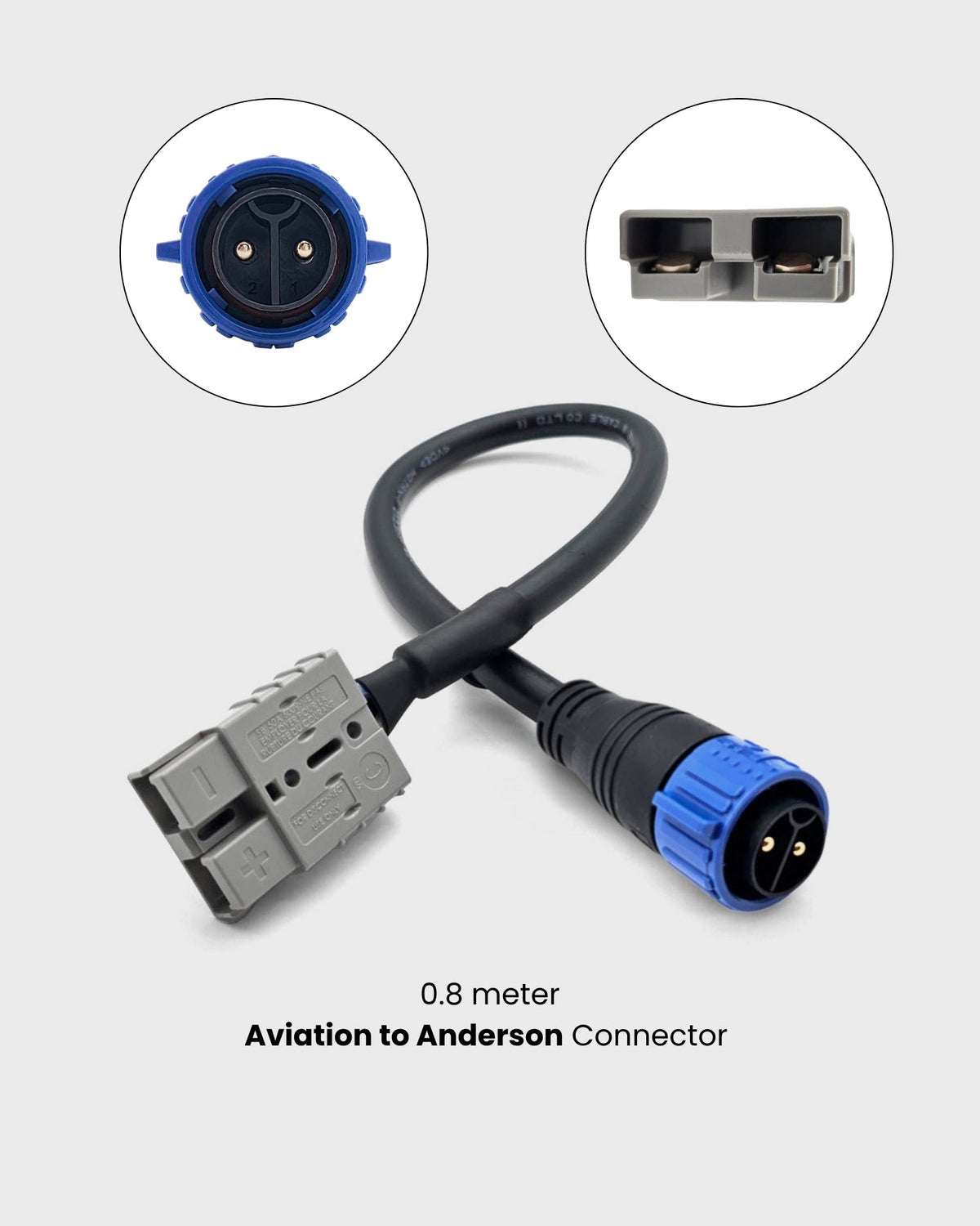 Bluetti AC240 to Anderson SB50 RV Output Cable 0.8m