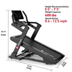 DeerRun Apex Titan 1 -6% Decline to 48% Incline Real Terrain Training Treadmill