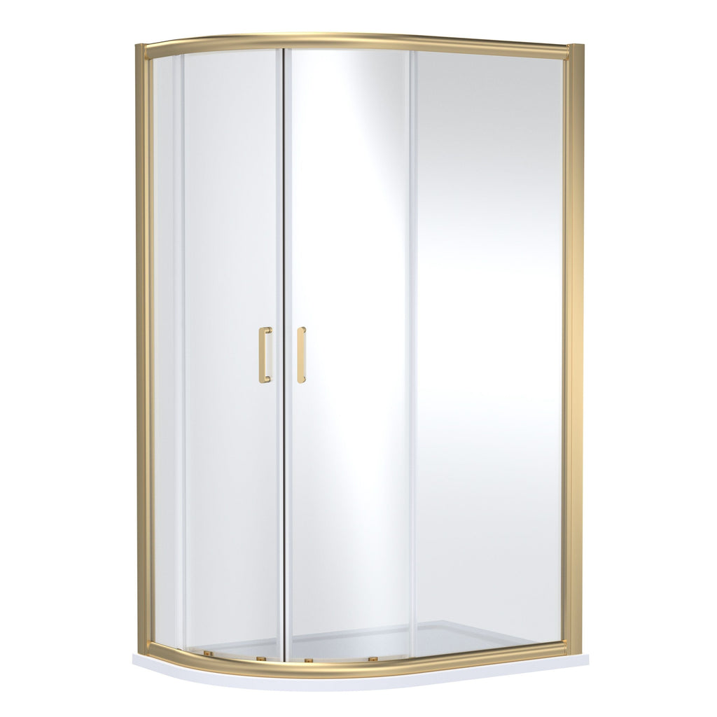 Forge Two Door 8mm Glass Offset Quadrant Shower Enclosure
