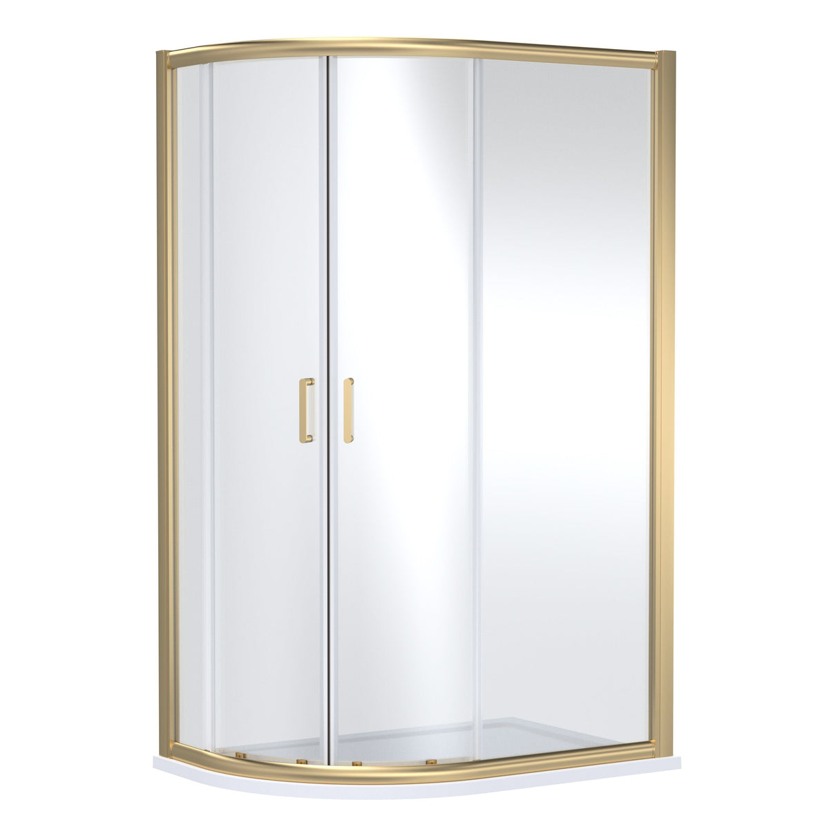 Forge Two Door 8mm Glass Offset Quadrant Shower Enclosure