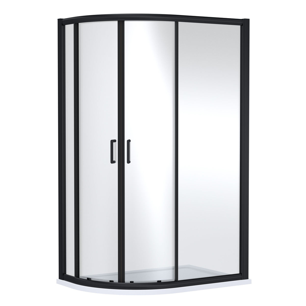 Forge Two Door 8mm Glass Offset Quadrant Shower Enclosure