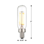 4 Watt LED Vintage Style T6 Light Bulb