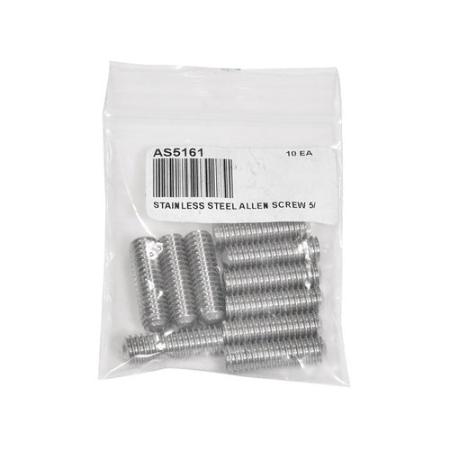CRL Stainless Steel 5/16-18 x 1" Long Allen Screw - AS5161 [10 PK]