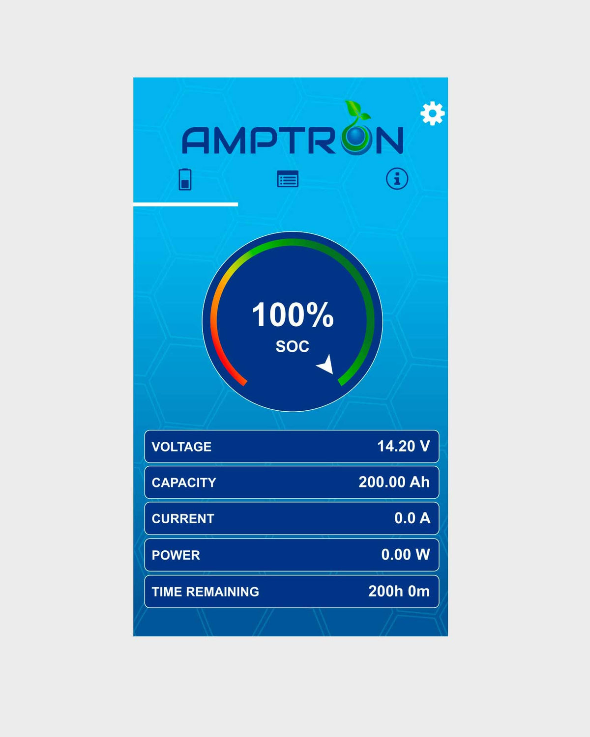 Amptron 500A Bluetooth Coulometer Battery Monitor with Shunt