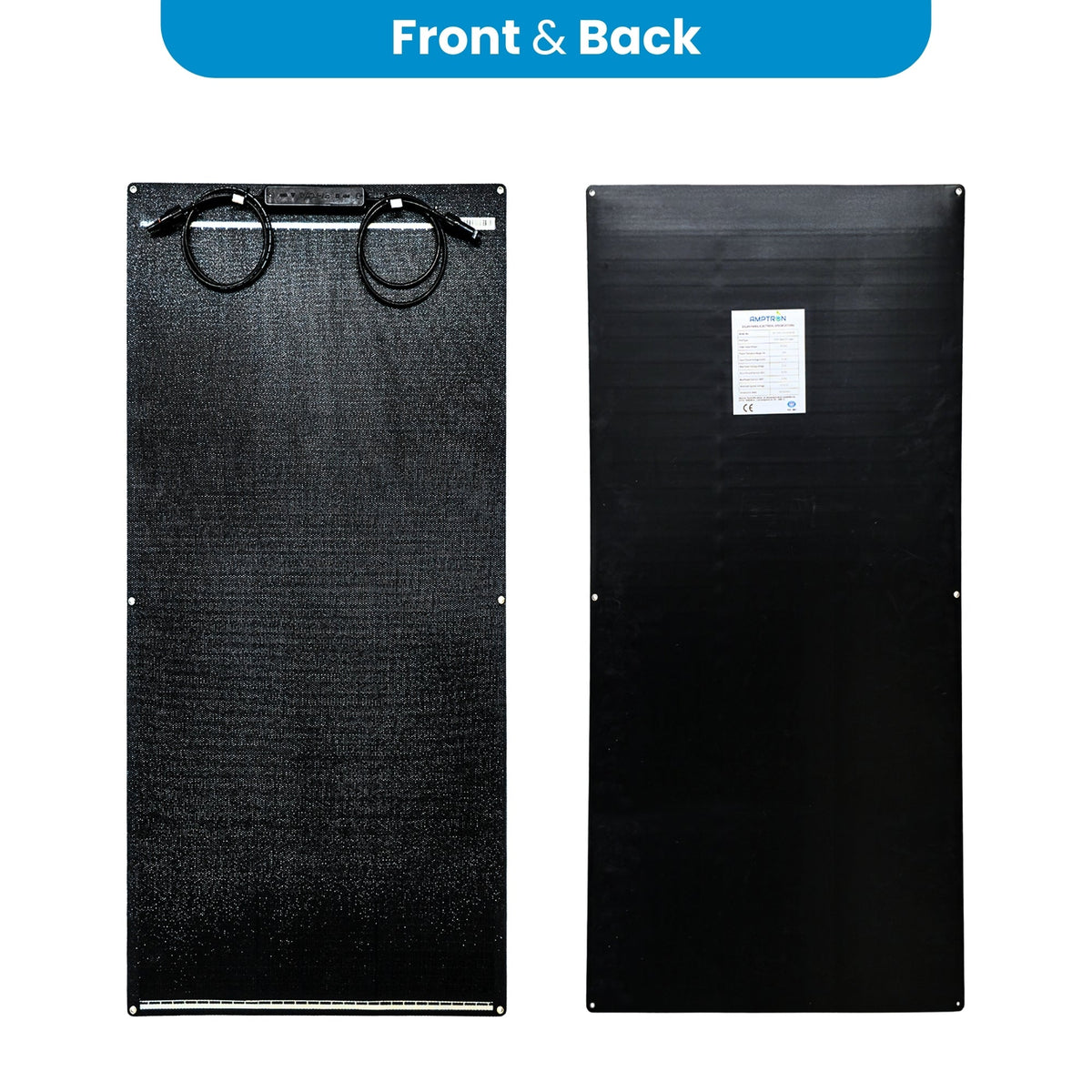 100W Narrow Flexible Solar Panel Perfect Fit for Tight Roof Space