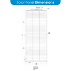 200W Semi-Flexible Perc-Shingled Solar Panel with ETFE Coating for Boats, 4WD & Mobility Vehicles