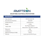 200W Semi-Flexible Perc-Shingled Solar Panel with ETFE Coating for Boats, 4WD & Mobility Vehicles