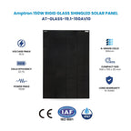 Amptron 150W 12V Rigid Glass Perc Shingled Solar Panel