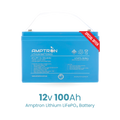 Amptron 12V 100Ah 100A Lightweight Lithium LiFePO4 Battery