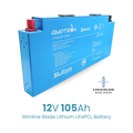 Amptron BluEdge 12V 105Ah Lithium LiFePO4 Aluminium Blade Battery 1,344Wh