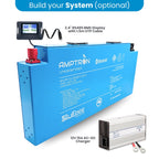 Amptron BluEdge 12V 105Ah Lithium LiFePO4 Aluminium Blade Battery 1,344Wh