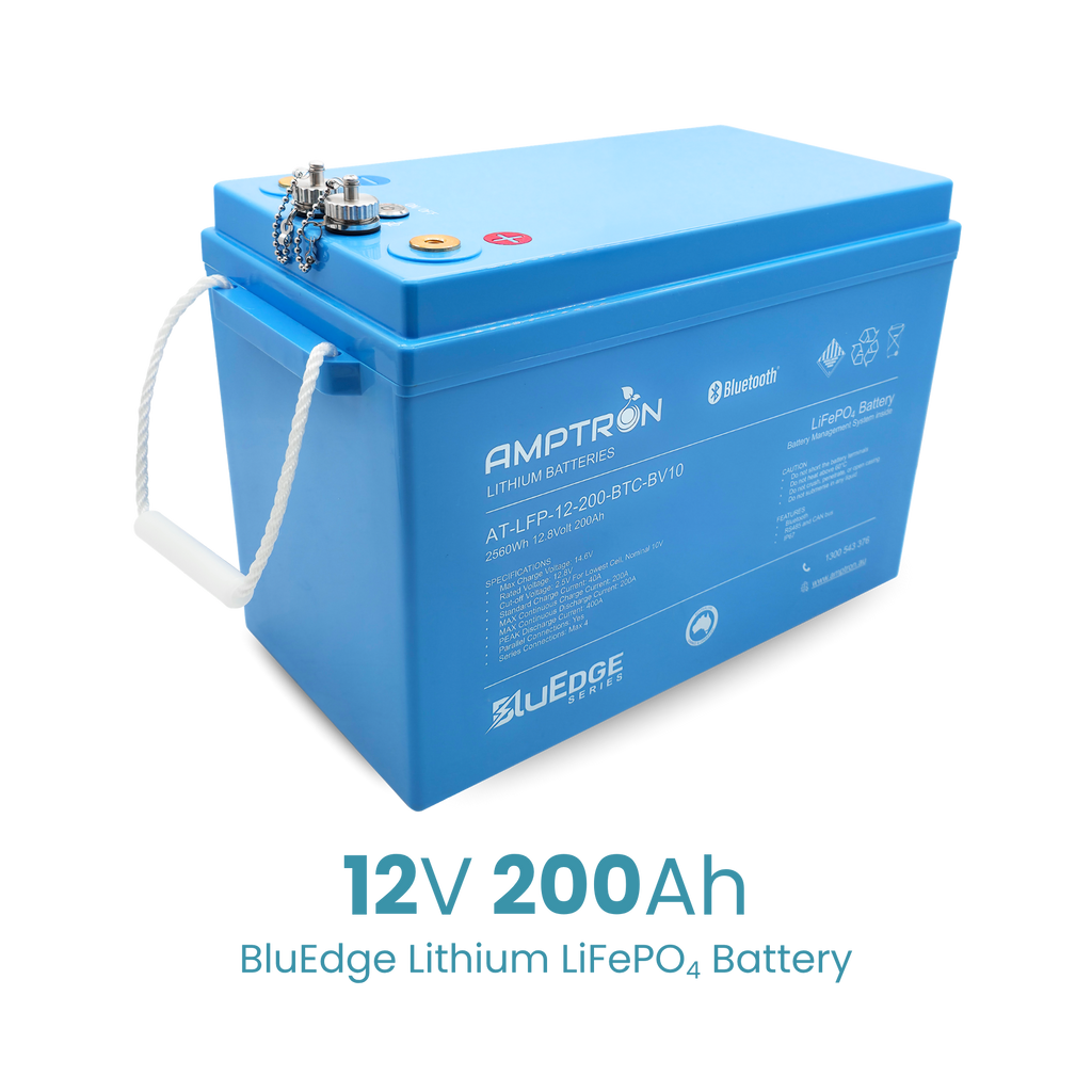 Amptron BluEdge 12V 200Ah Smart Lithium LFP Battery