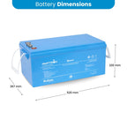 Amptron BluEdge 24V 200Ah Smart Lithium LiFePO4 Battery
