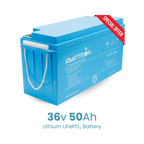 Amptron 36V 50Ah IP65 Lithium LiFePO4 Battery - 1920Wh