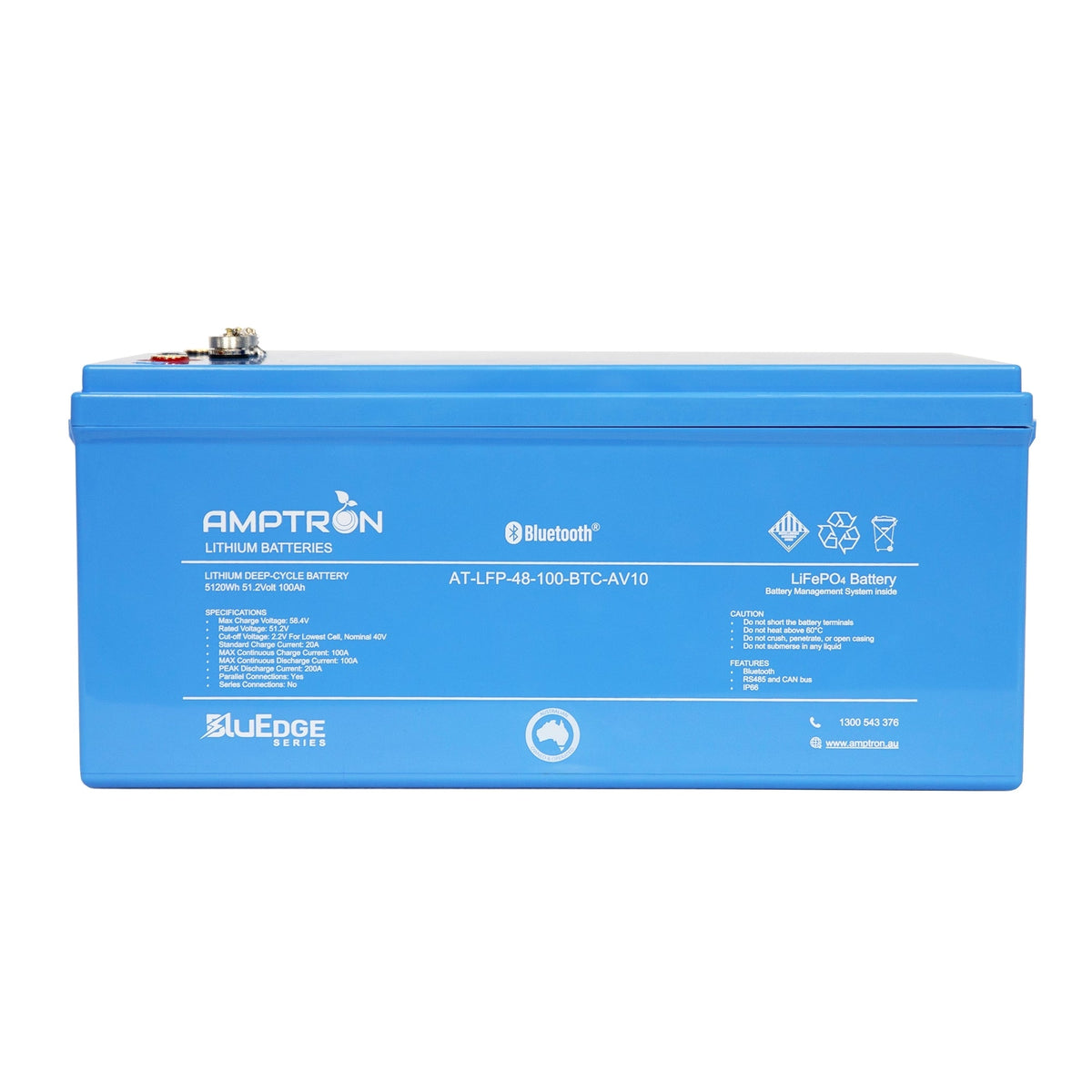 Amptron BluEdge 48V 100Ah Lithium LFP Smart Battery