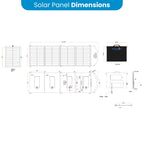 Amptron 200W Folding Lightweight Portable Solar Panel Blanket