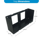 Amptron Type D - Universal Aluminium Battery Mounting Tray