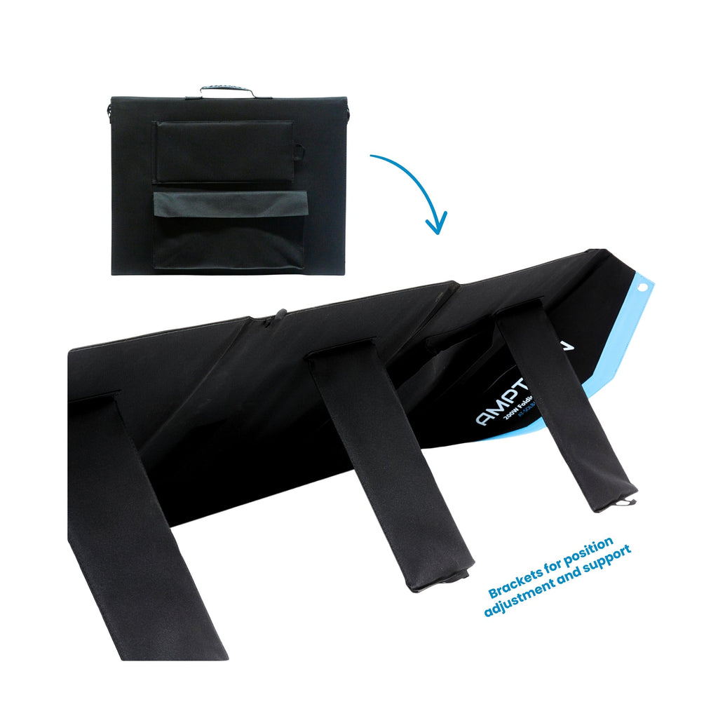 Amptron 200W Folding Lightweight Portable Solar Panel Blanket