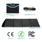 Amptron 200W Folding Lightweight Portable Solar Panel Blanket