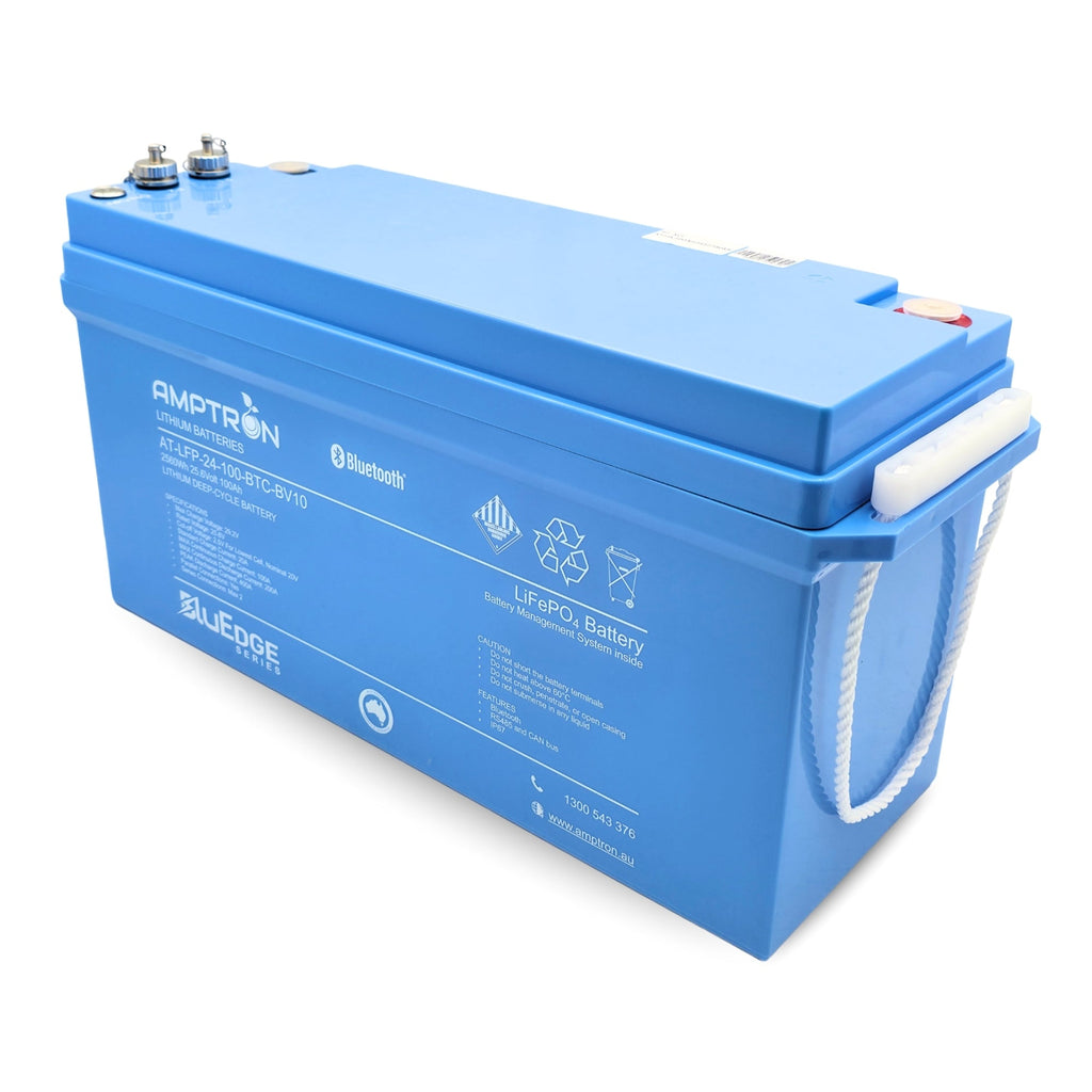 Amptron BluEdge 24V 100Ah Smart Lithium LiFePO4 Battery