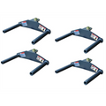 Atlas Fork Adapter Set For 2-Post Lifts, Fixed Width (Set of 4)