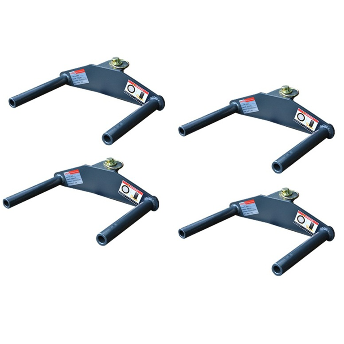 Atlas Fork Adapter Set For 2-Post Lifts, Fixed Width (Set of 4)