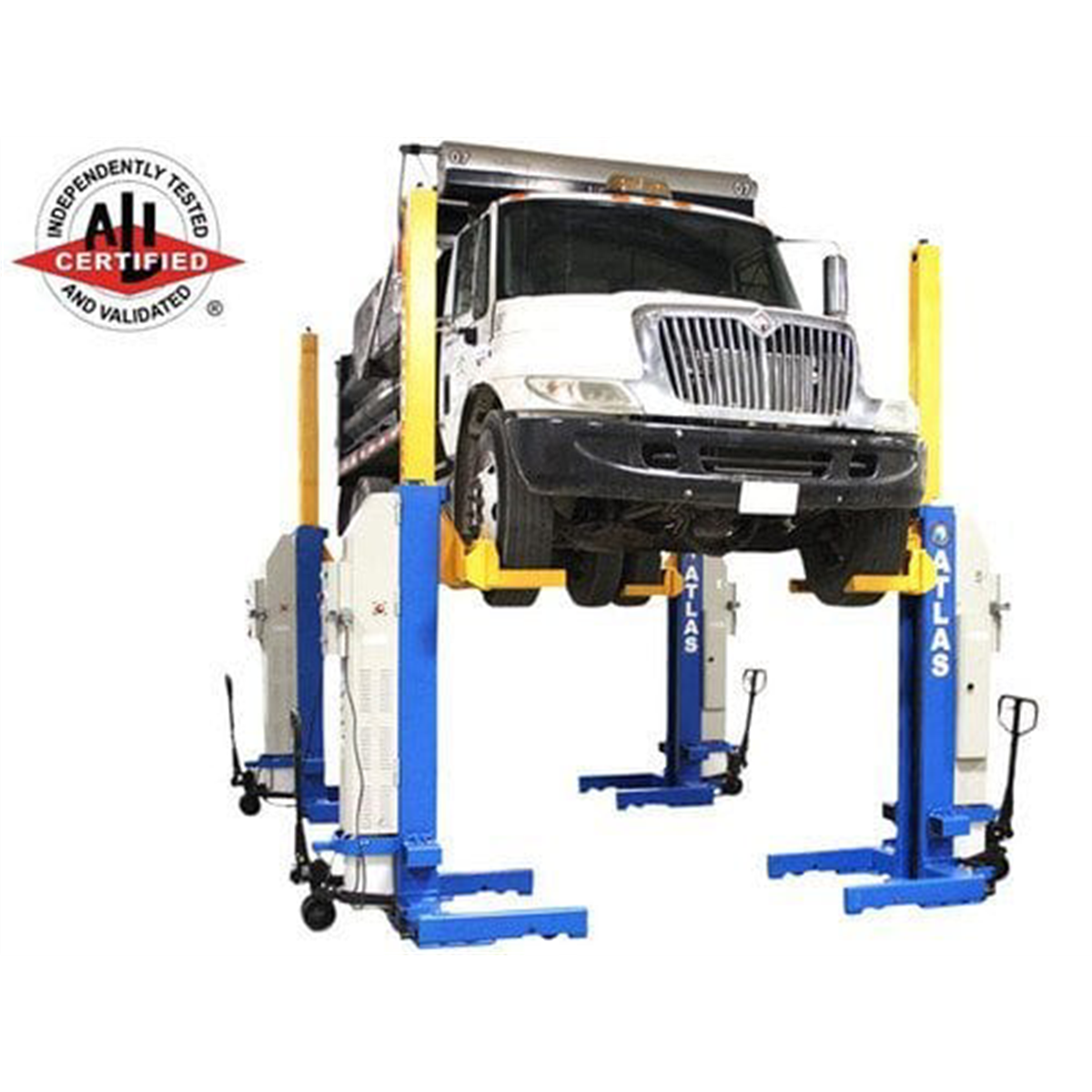 Atlas 4034BC 74,000 lb ALI Certified Mobile Column Lift