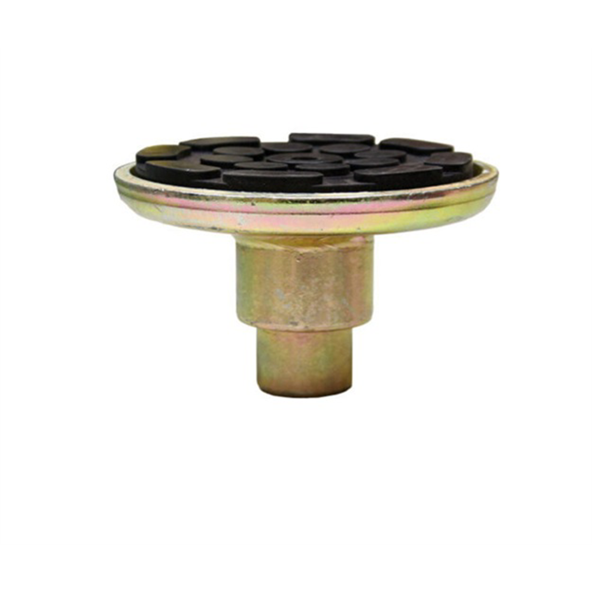 Atlas Round Lift Pad Weldment 1" Shank with Rubber Pad
