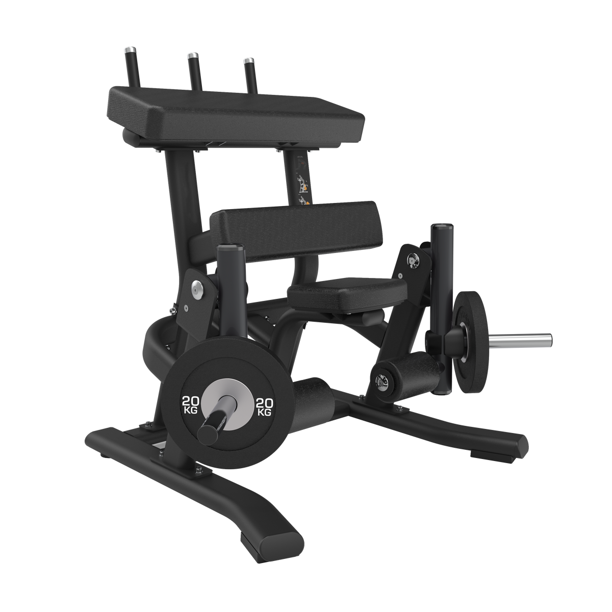 Attack Fitness Plate Loaded Standing Leg Curl