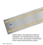 Johnson's Welcome Engraved Door Kick Plate - Premium Entrance Protection