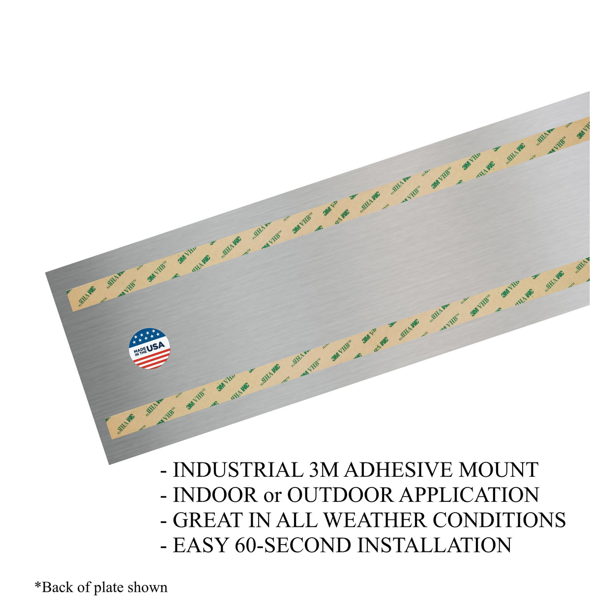 Johnson's Welcome Engraved Door Kick Plate - Premium Entrance Protection
