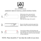 Johnson's Welcome Engraved Door Kick Plate - Premium Entrance Protection