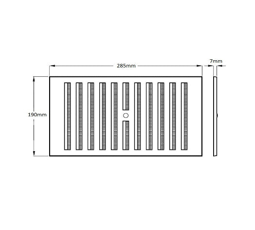 Hit and Miss Wall Vent