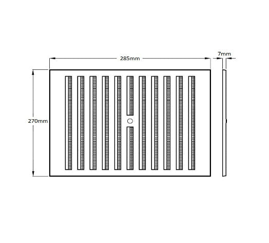 Hit and Miss Wall Vent