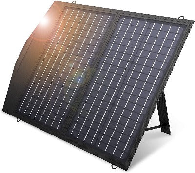 ALLPOWERS 60W Folding Solar Panel to Charge Portable Power Stations and Solar Generators