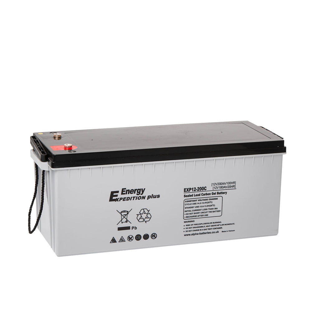 EXPEDITION Plus Ultra Deep Cycle Carbon GEL 12v 200Ah Battery