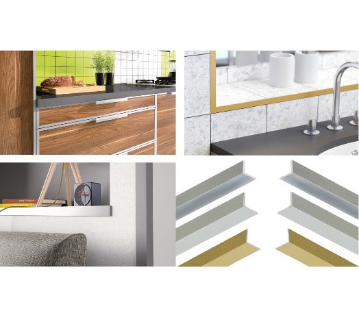 Aluminium Edge Corner Trim 1 Metre
